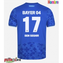 Camiseta Bayer Leverkusen Eliesse Ben Seghir #17 Tercera Equipación 2025-26 manga corta